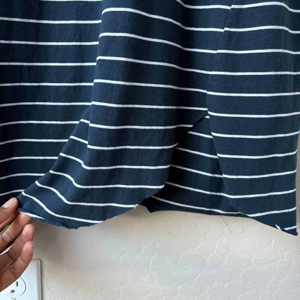 Frank & Eileen Navy and White Striped Midi Tank Dress - Picture 8 of 8